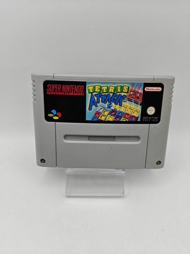 Tetris Attack - SNES, Spelcomputers en Games, Games | Nintendo Super NES, Nintendo, Puzzel en Educatief, Gebruikt, 1 speler