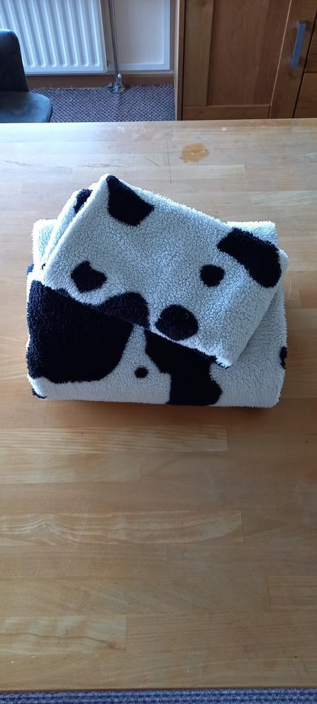 1 persoons dekbedovertrek teddy koeienvlekken, Ophalen of Verzenden