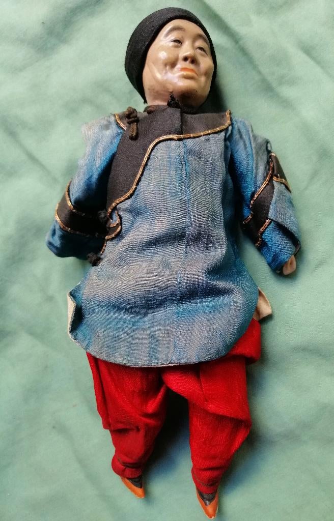 Vintage Chinese pop - Oude dame, Ophalen of Verzenden