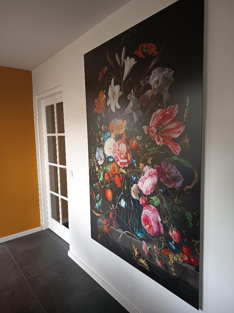 stilleven in plexiglas - museumkwaliteit - NIEUW - 180x120cm, Klassiek, Ophalen, Nieuw, Wandbord of Wandpaneel