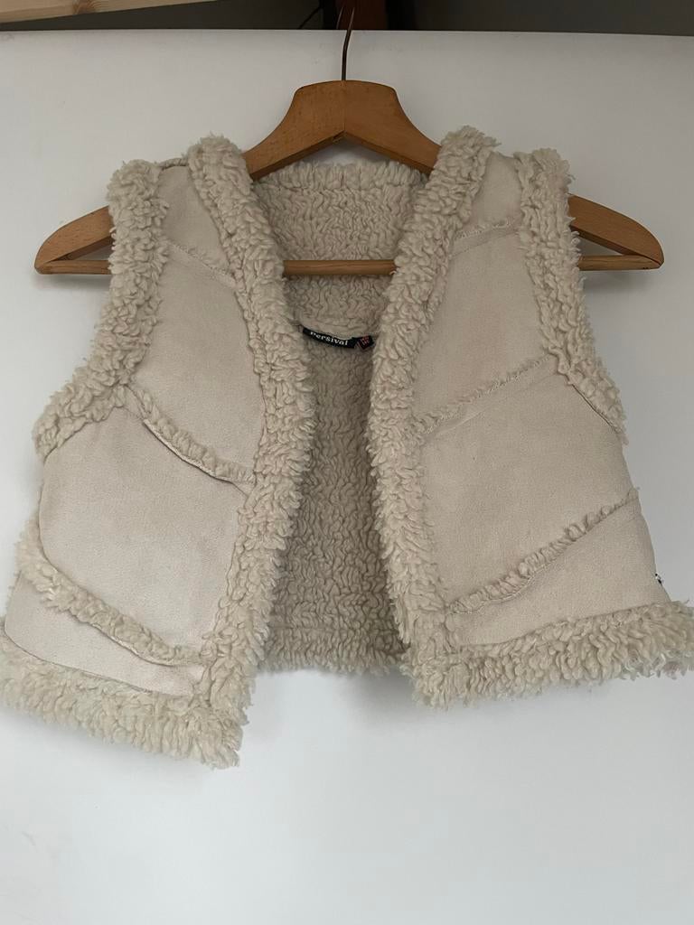 Persival Gilet meisjes maat 140/146 creme zo goed als nieuw, Ophalen of Verzenden, Zo goed als nieuw, Meisje, Trui of Vest