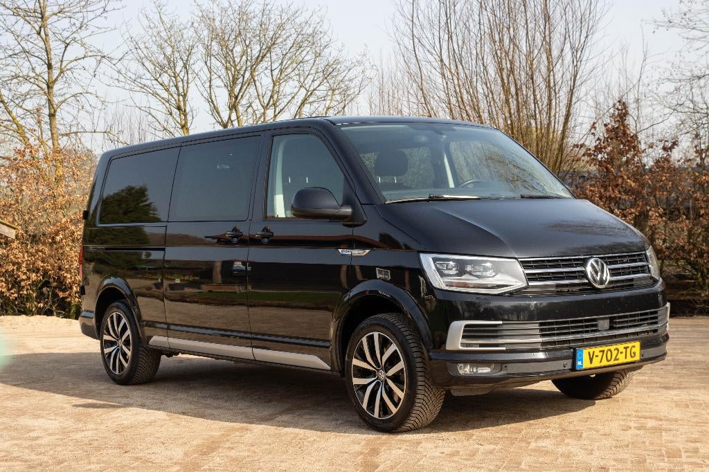 Volkswagen Transporter 2.0 TDI 150KW 2018 DSG DC, Auto's, 4 cilinders, Volkswagen, 2500 kg, Zwart