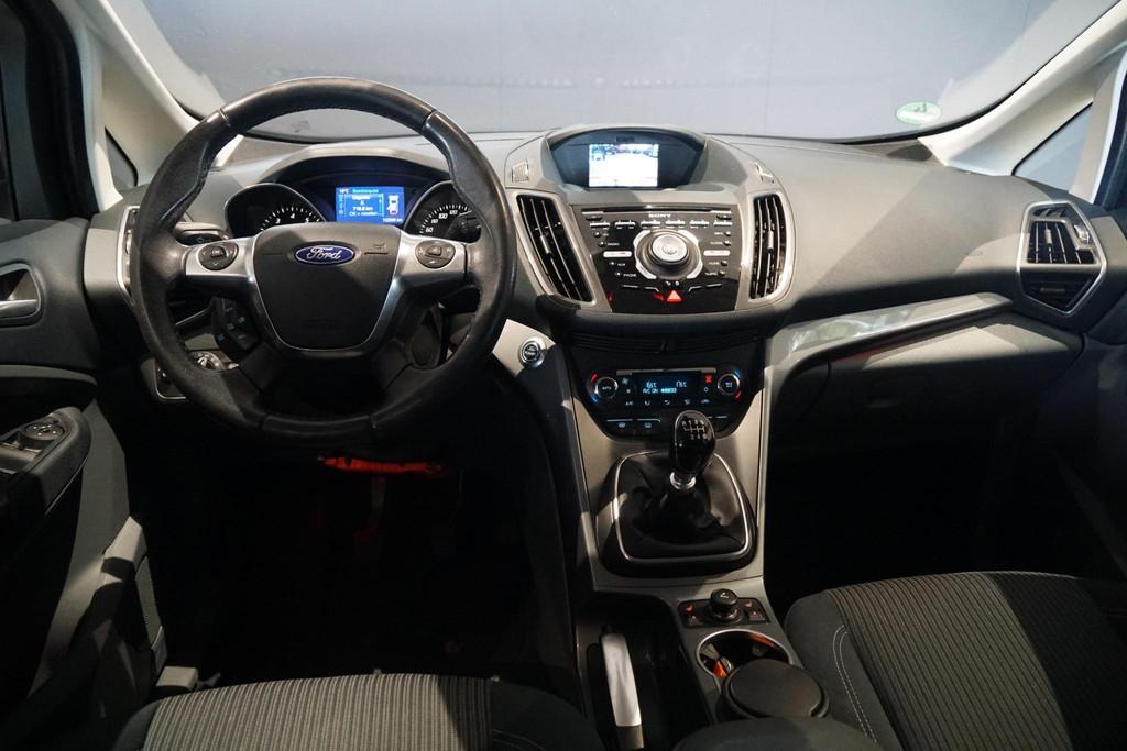 Ford C-Max 1.6 EcoBoost Titanium + CAMERA / TREKHAAK / STOEL, Voorwielaandrijving, Stof, Gebruikt, 4 cilinders