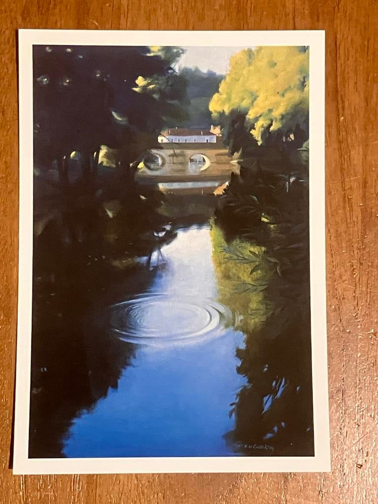 Harold Critchley - "Calm Evening" 1996, Ophalen of Verzenden, 1980 tot heden, Ongelopen, Natuur