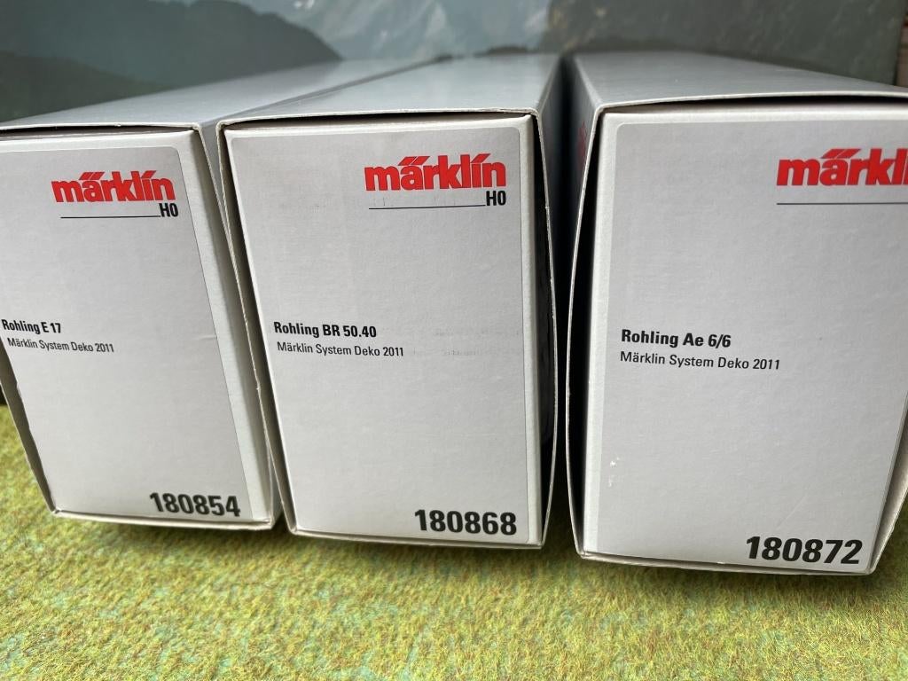 Märklin Rohling 180854, 180868  en 180872 Deko-Set 2011, Wisselstroom, Treinset, Nieuw, Ophalen of Verzenden