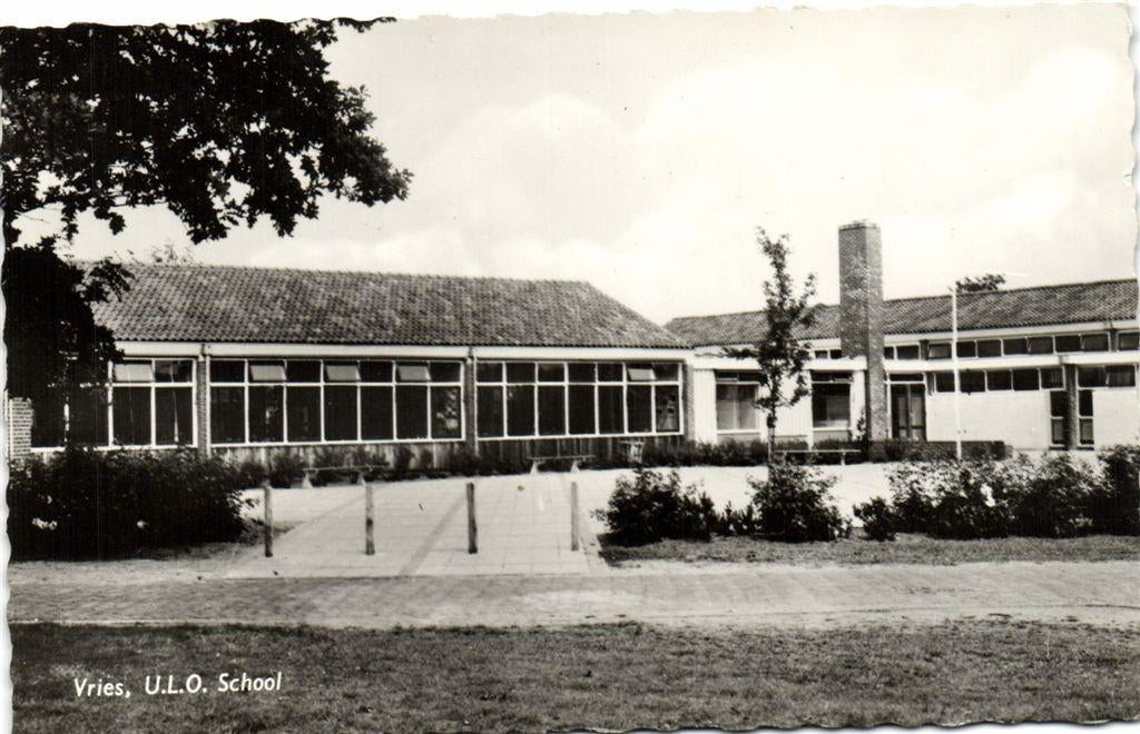 Vries, U.L.O. School - ongelopen, Verzenden, 1940 tot 1960, Ongelopen, Drenthe