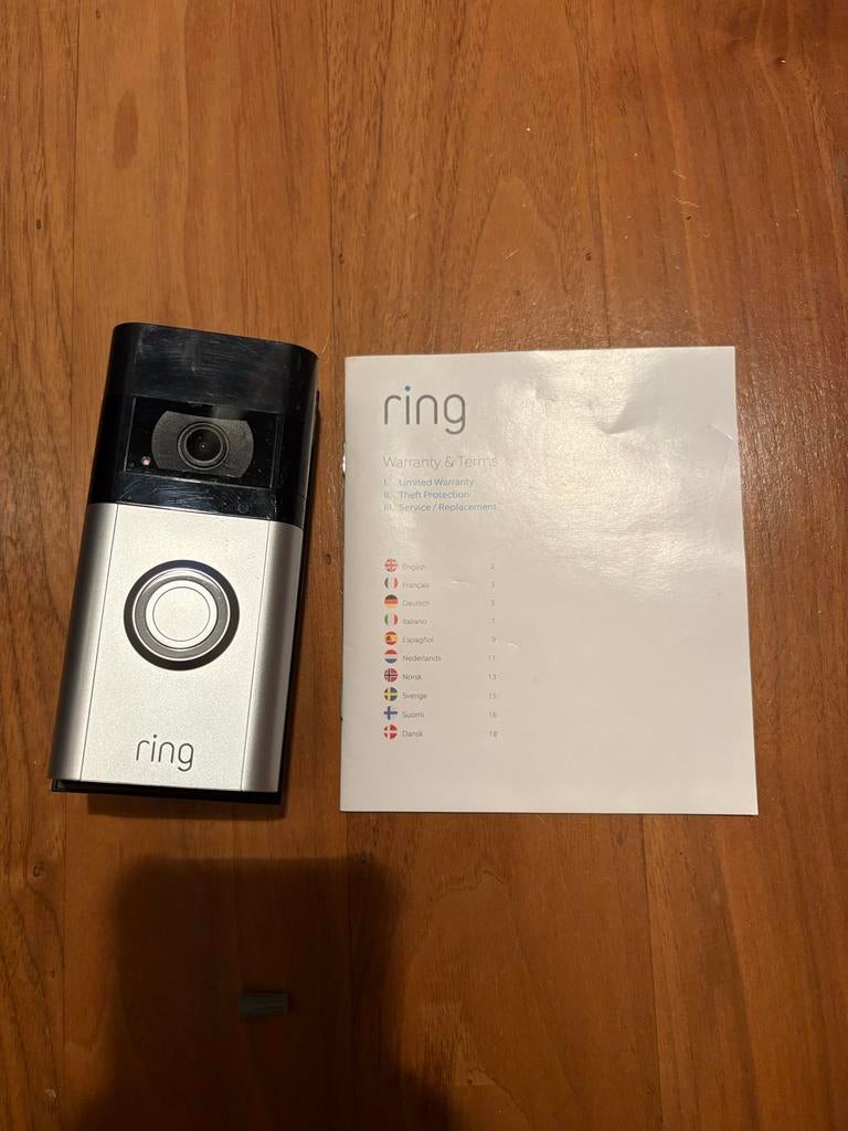 Ring Video Deurbel 3 - Slimme Deurbel met Camera, Ophalen of Verzenden, Compleet systeem, Draadloos, Beweging