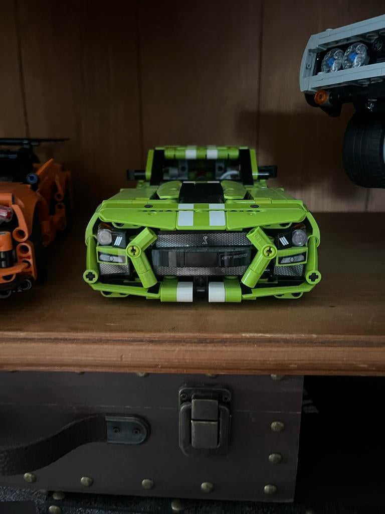 Lego Technic Ford Mustang Shelby GT500 - Groen, Ophalen of Verzenden, Zo goed als nieuw, Complete set, Lego