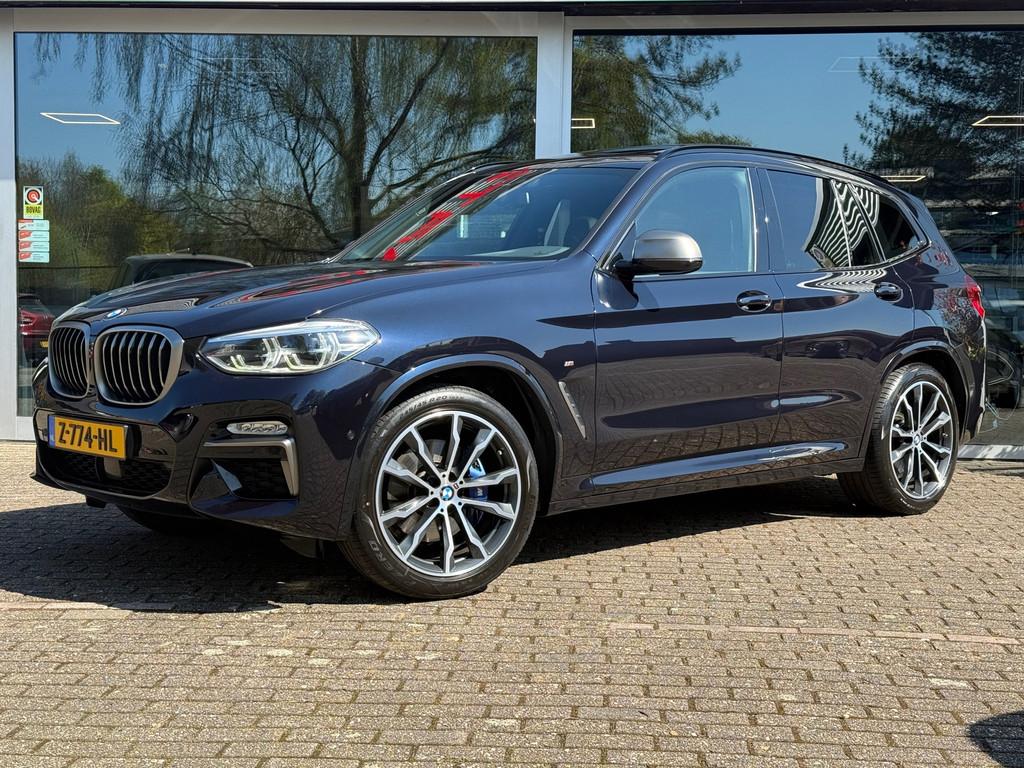 BMW X3 M40i xDrive l Head-Up l D.A.P l Panoramadak, Auto's, BMW, Gebruikt, 2000 kg, Leder en Stof, Zwart
