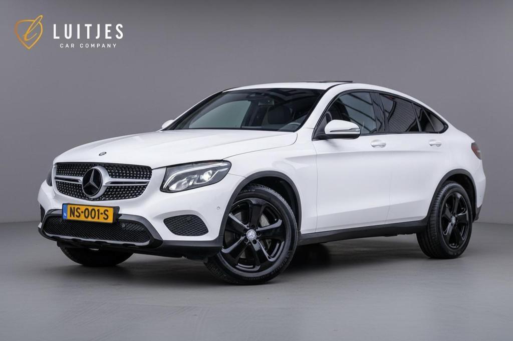 Mercedes-Benz GLC Coupé 220d 4MATIC Night-pakket I Schuifda, Auto's, Automaat, Gebruikt, Wit, Leder