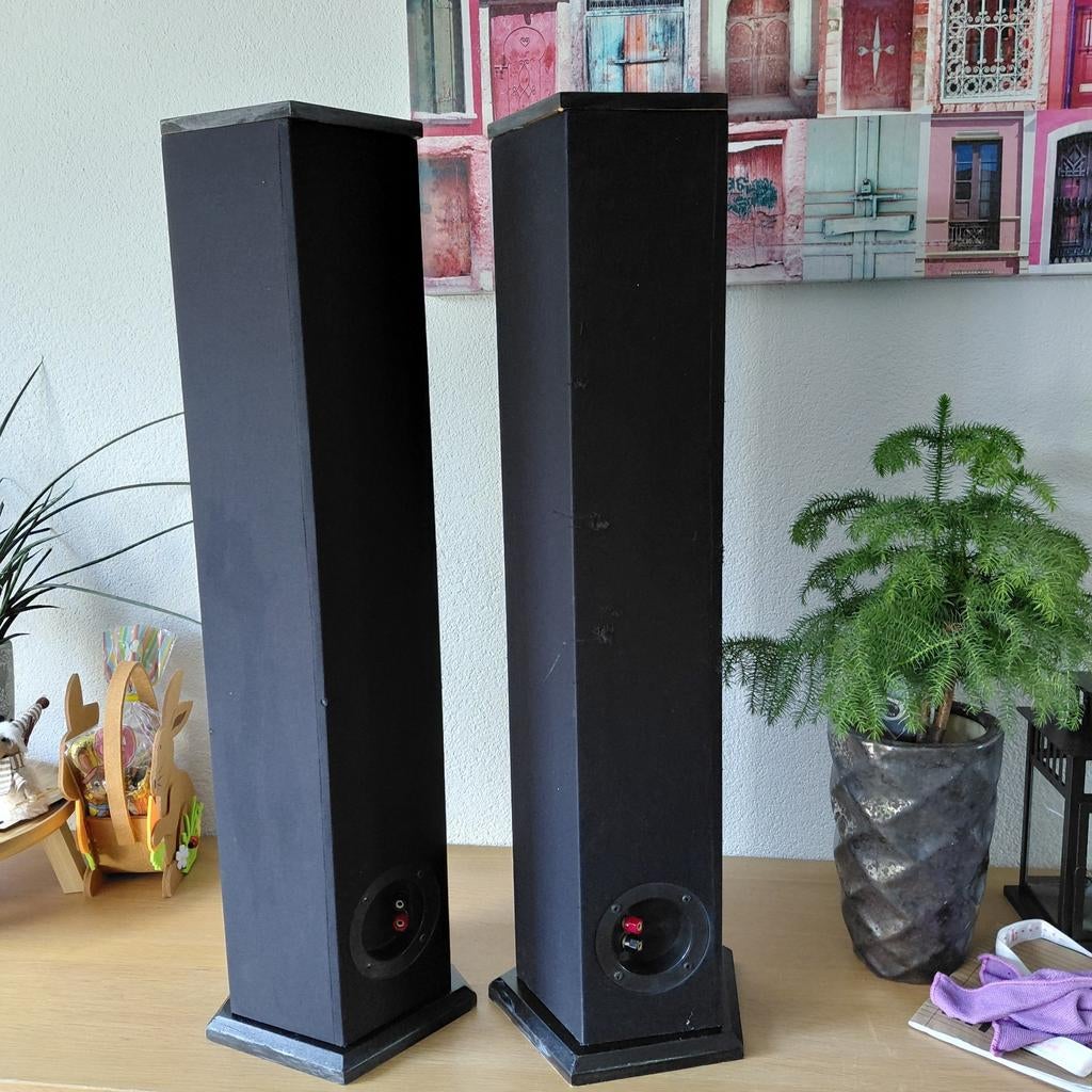 Hepta zelfbouw speakers, Audio, Tv en Foto, Luidsprekers, Ophalen, Front, Rear of Stereo speakers, Overige merken