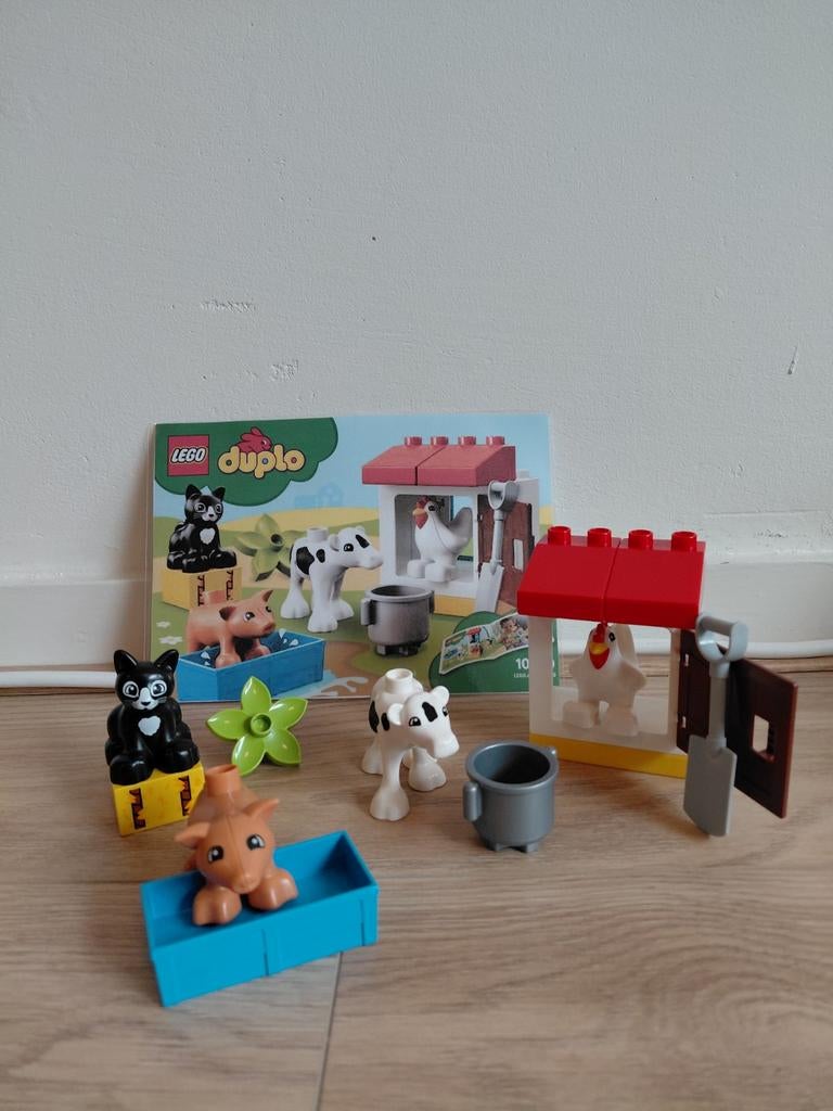 Lego Duplo  # 10870 Boerderijdieren, Kinderen en Baby's, Speelgoed | Duplo en Lego, Ophalen of Verzenden, Gebruikt, Complete set