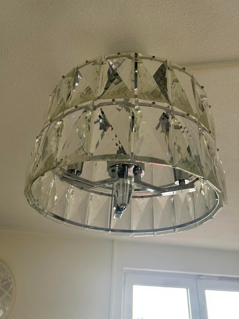 Mooi Eric kuster hanglamp, Ophalen, Zo goed als nieuw, Glas, Minder dan 50 cm