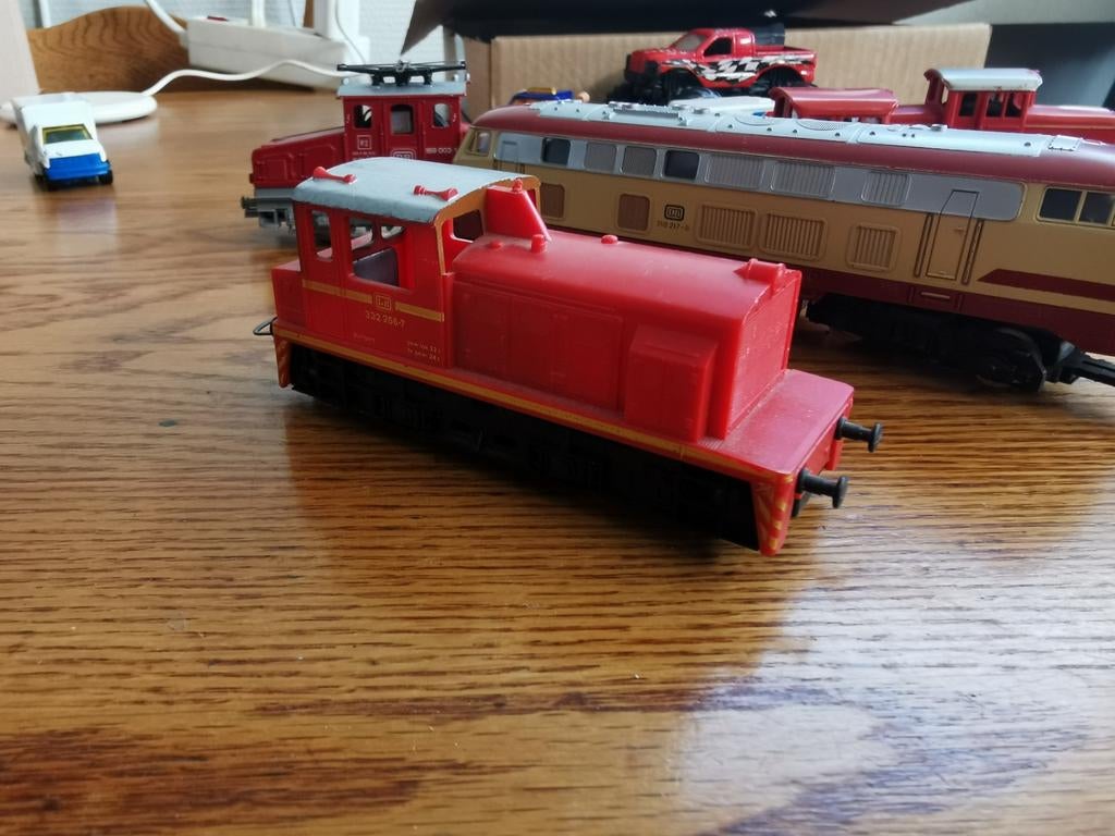 Lima Locomotief - Rode rangeerlocomotief, Gebruikt, Ophalen of Verzenden, Analoog, Lima