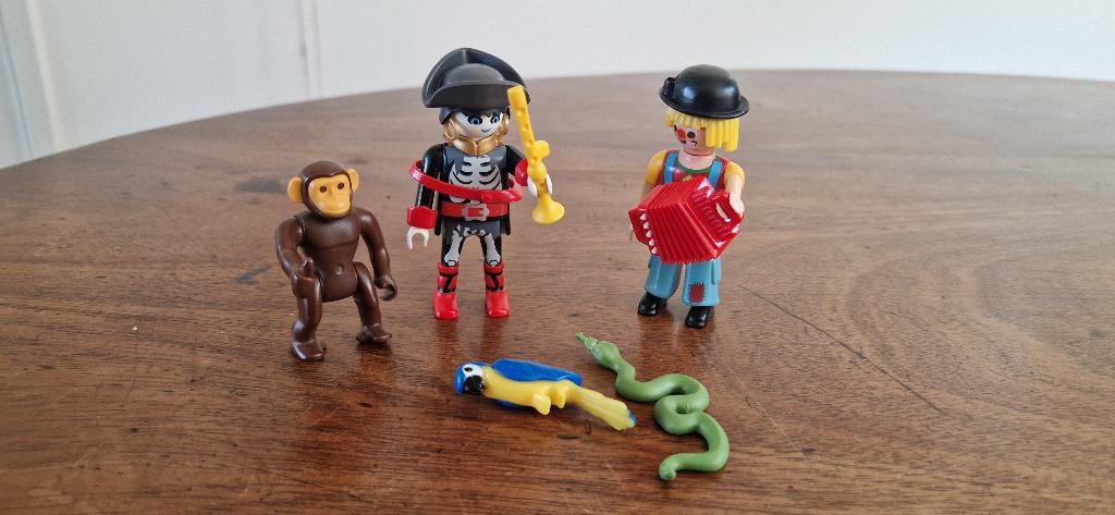 Paymobiel circus: piraat, aap en clown en nog veel meer sets, Ophalen of Verzenden, Zo goed als nieuw, Los playmobil