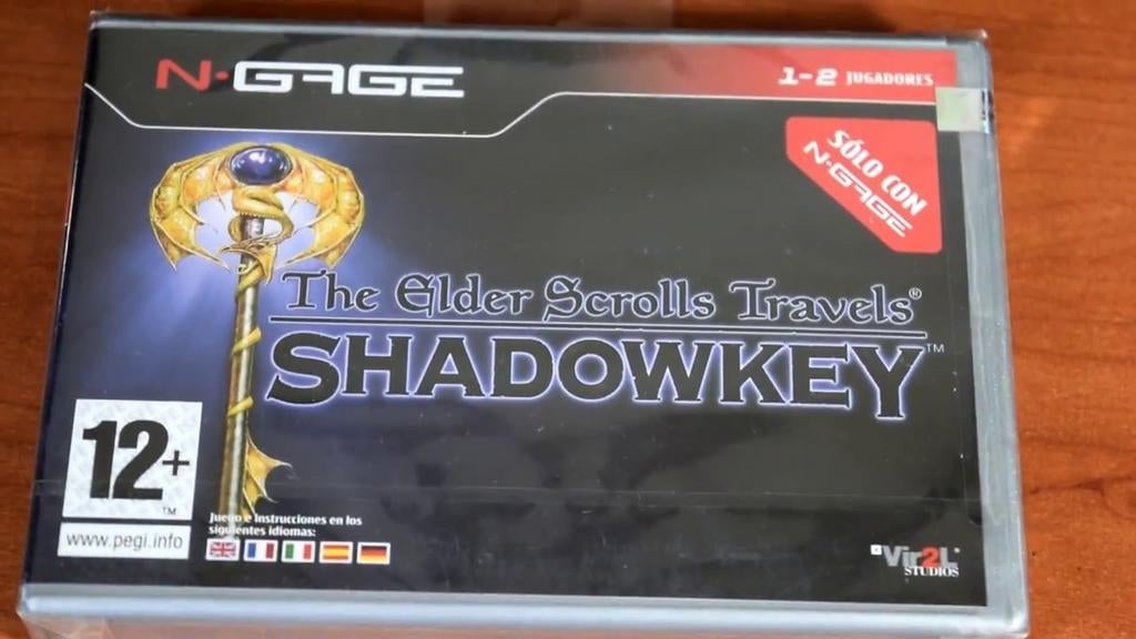 Gesealde Elder Scrolls Travels Shadowkey N-Gage Zeldzaam, Ophalen