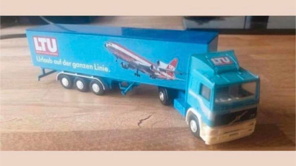 Albedo Volvo F12 Intercooler – LTU International Airways, Hobby en Vrije tijd, Modelauto's | 1:87, Zo goed als nieuw, Bus of Vrachtwagen