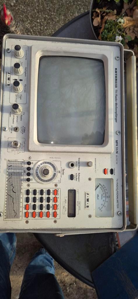 JWS TV Radio Meetontvanger - Vintage Testapparatuur, Ophalen of Verzenden, Gebruikt, Minder dan 40 cm, Overige merken