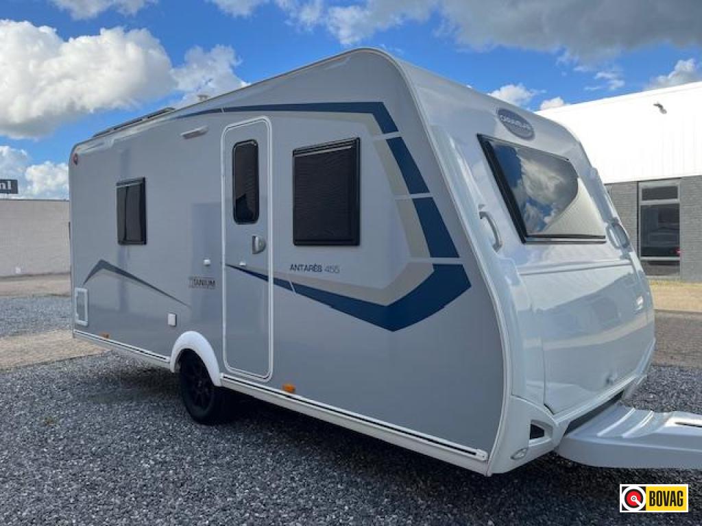 Caravelair Antares Titanium 455 Incl. Voortent, Caravans en Kamperen, Overige typen, Rondzit, Schokbreker, Bedrijf