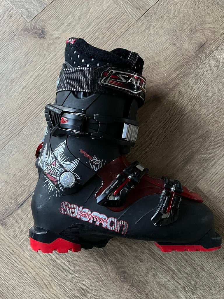 Salomon Quest Access 70 skischoenen (26/26,5), Sport en Fitness, Skiën en Langlaufen, 160 tot 180 cm, Gebruikt, Schoenen, Skiën