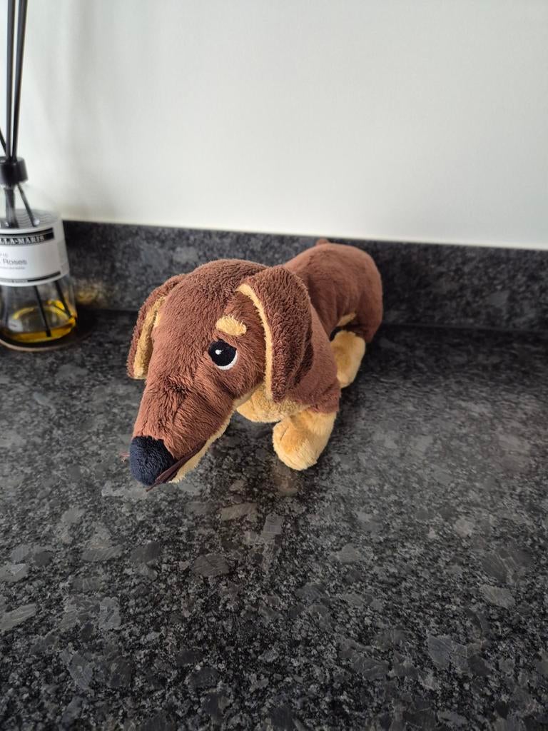 IKEA Smaslug Knuffel Teckel, Ophalen of Verzenden, Zo goed als nieuw, Overige typen