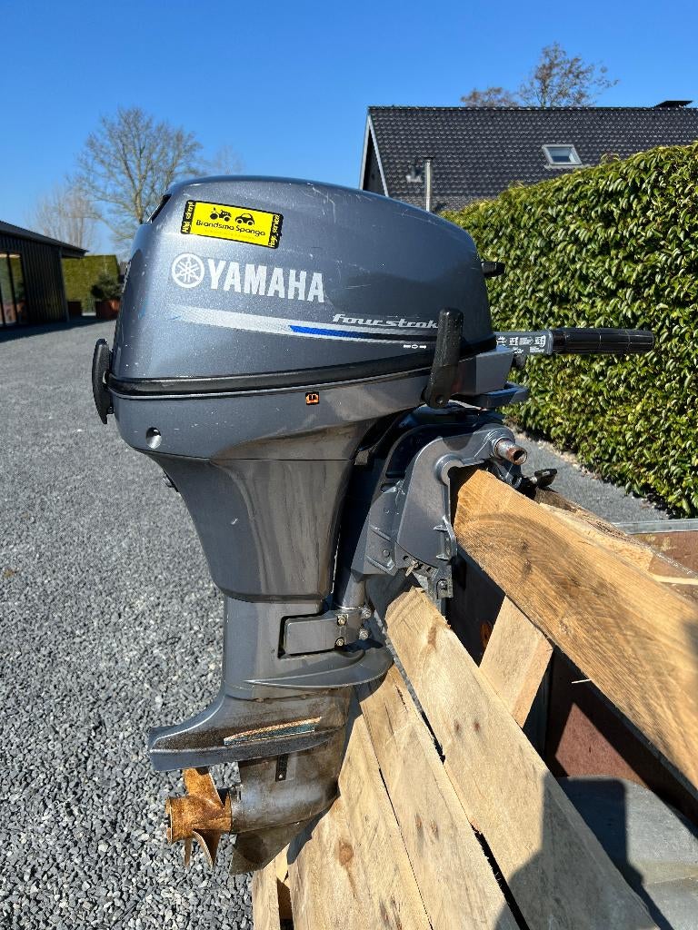 Yamaha 8pk Kortstaart 4-takt Buitenboordmotor Handgestart, Watersport en Boten, Buiten- en Binnenboordmotoren, Ophalen, Gebruikt