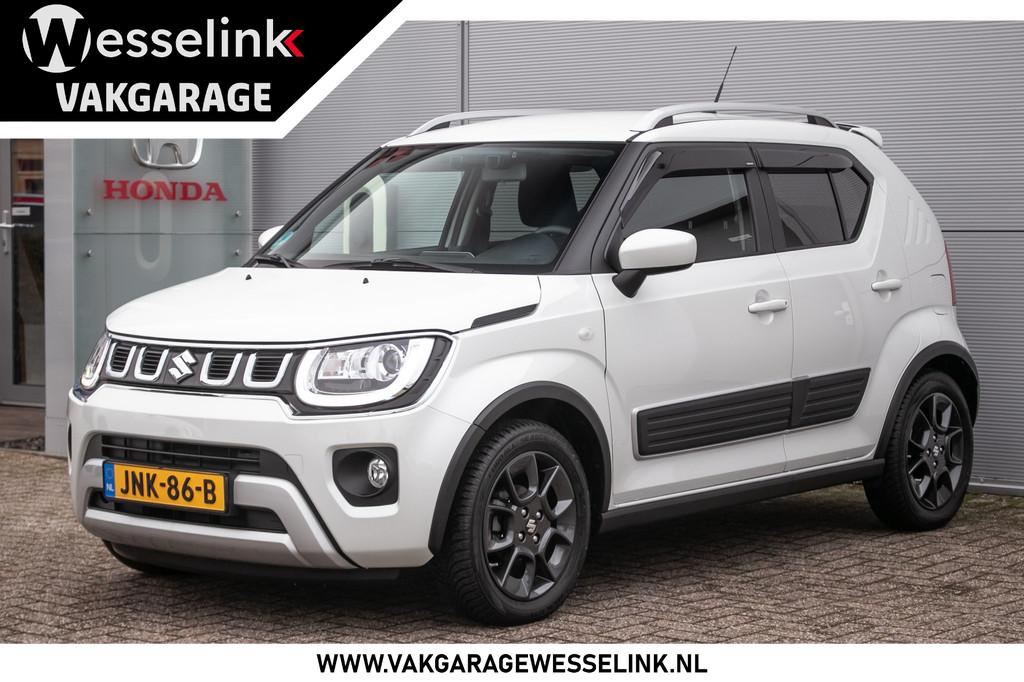 Suzuki Ignis 1.2 Smart Hybrid Style Afn. trekhaak | Cruise |, Auto's, Suzuki, Stof, Gebruikt, Zwart, 4 cilinders