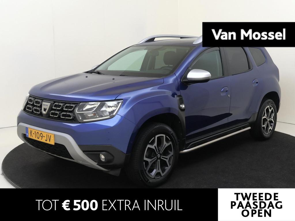 Dacia Duster 1.0 TCe Bi-Fuel Prestige | Navigatie | Achterui, Auto's, Voorwielaandrijving, Gebruikt, Duster, Blauw