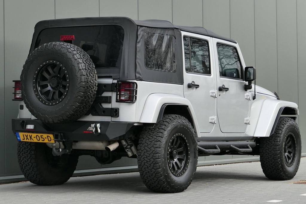 Jeep Wrangler Unlimited 3.6 Sahara Trekhaak Leder Stoelverwa, Automaat, Gebruikt, Zwart, Leder