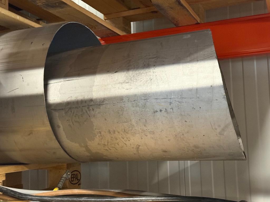 RVS buis 508 x 3mm, 404 x 3mm, bocht 406 x 3mm, flenzen 400, Doe-het-zelf en Verbouw, Metalen, Ophalen, Nieuw, Overige metalen