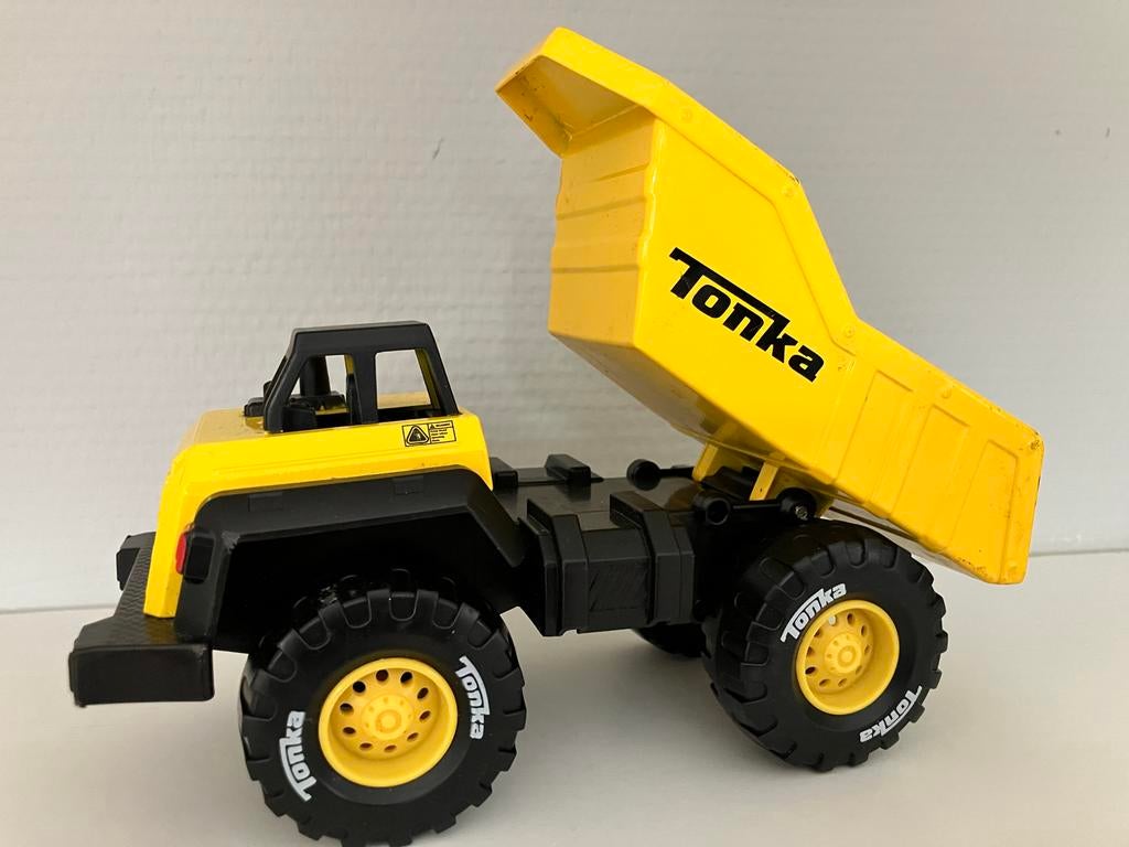 Tonka Mighty Metal Fleet Kiepwagen - Geel/Zwart Speelgoed, Ophalen of Verzenden, Zo goed als nieuw