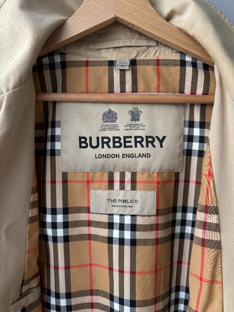 Burberry Trench Coat, Ophalen, Maat 48/50 (M), Beige, Zo goed als nieuw