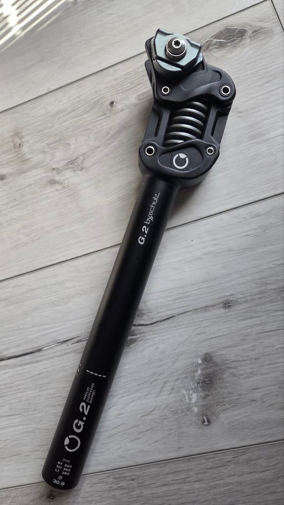 BySchulz Zadelpen G.2 ST 30.9mm 350mm  Groen, Fietsen en Brommers, Fietsonderdelen, Ophalen, By schulz, Algemeen, Nieuw