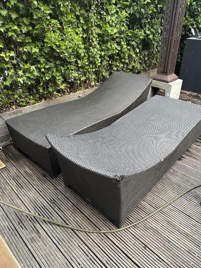 Dedon ligbed, Tuin en Terras, Ophalen, Gebruikt, Kunststof