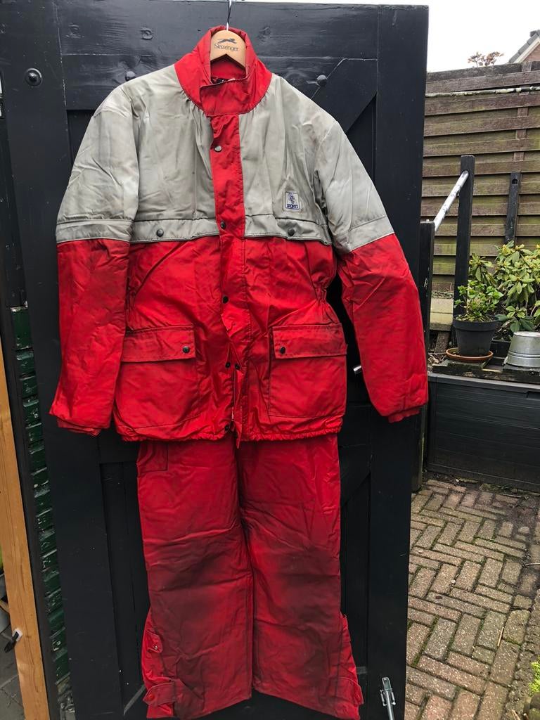 Twee vintage motor regenpakken (merk: DC Sports; div. maten), Tweedehands, Ophalen, Overige merken, Heren