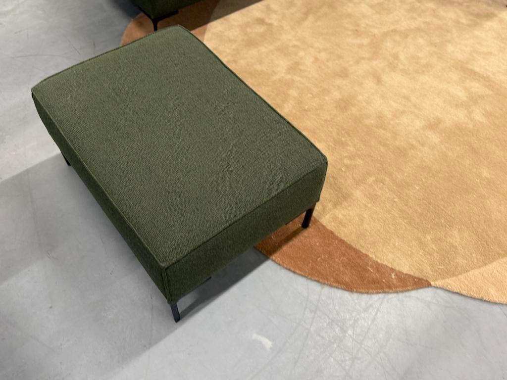 Nieuw Design on Stock Bloq Voetenbank groen stof Design Poef, Ophalen of Verzenden, Stof, Eyye, Rechthoekig
