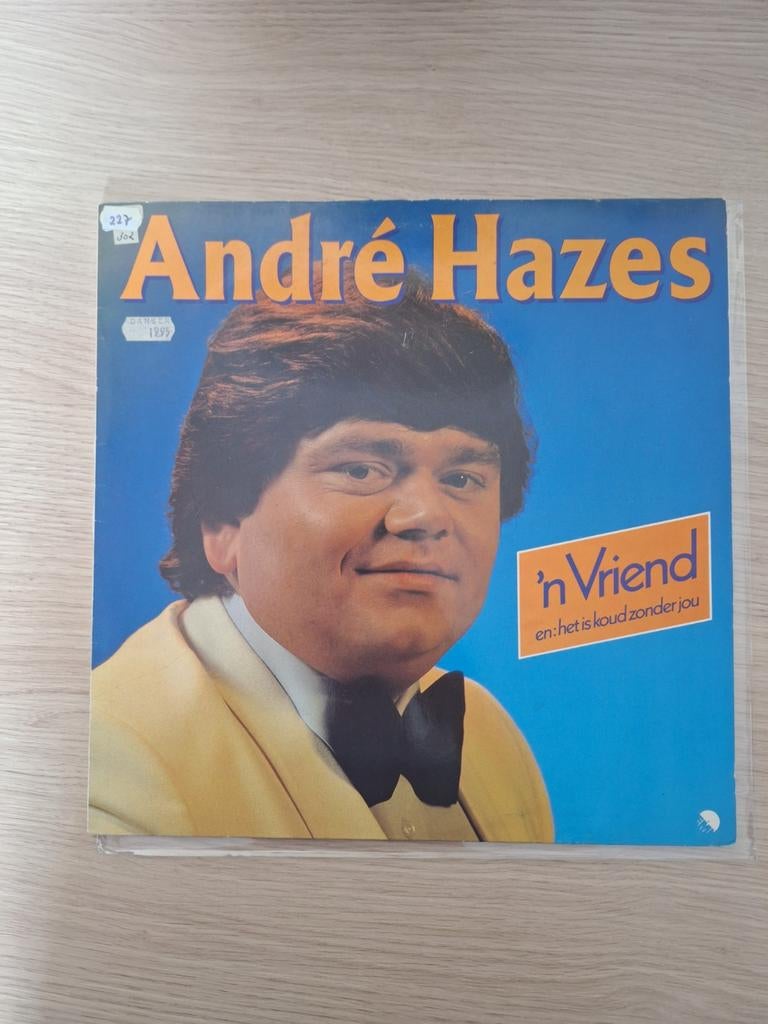 André Hazes - 'n Vriend / Het Is Koud Zonder Jou LP, Ophalen of Verzenden, Gebruikt, 12 inch, Levenslied of Smartlap