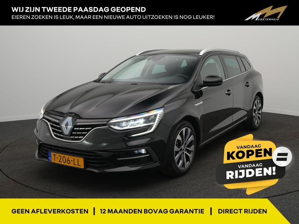 Renault Mégane Estate TCe 140 EDC Techno - RIJKLAARPRIJS -, 12 maanden, Gebruikt, 4 cilinders, Leder en Stof