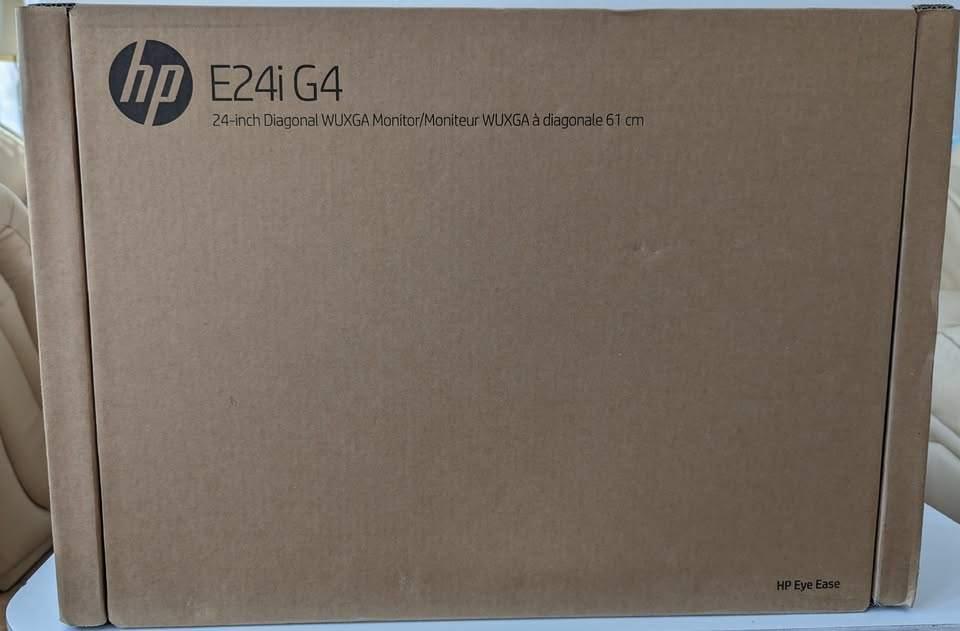 HP E24i G4 Monitor | HP Eye Ease | Nieuw/ New, HP EliteDisplay ., IPS, Nieuw, Full HD
