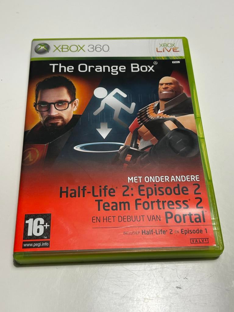 Xbox 360 The Orange Box spel, Spelcomputers en Games, Gebruikt, Shooter, 1 speler, Ophalen of Verzenden
