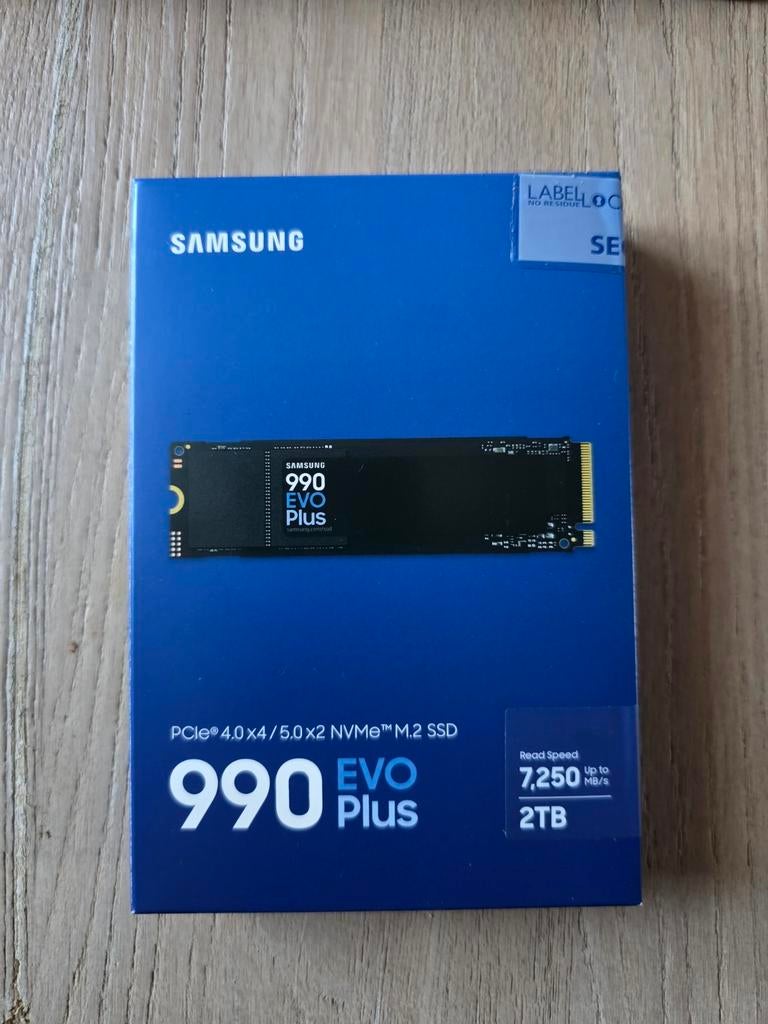 Samsung 990 EVO PRO Plus 2TB M2 SSD, Intern, 2TB, Server, SSD