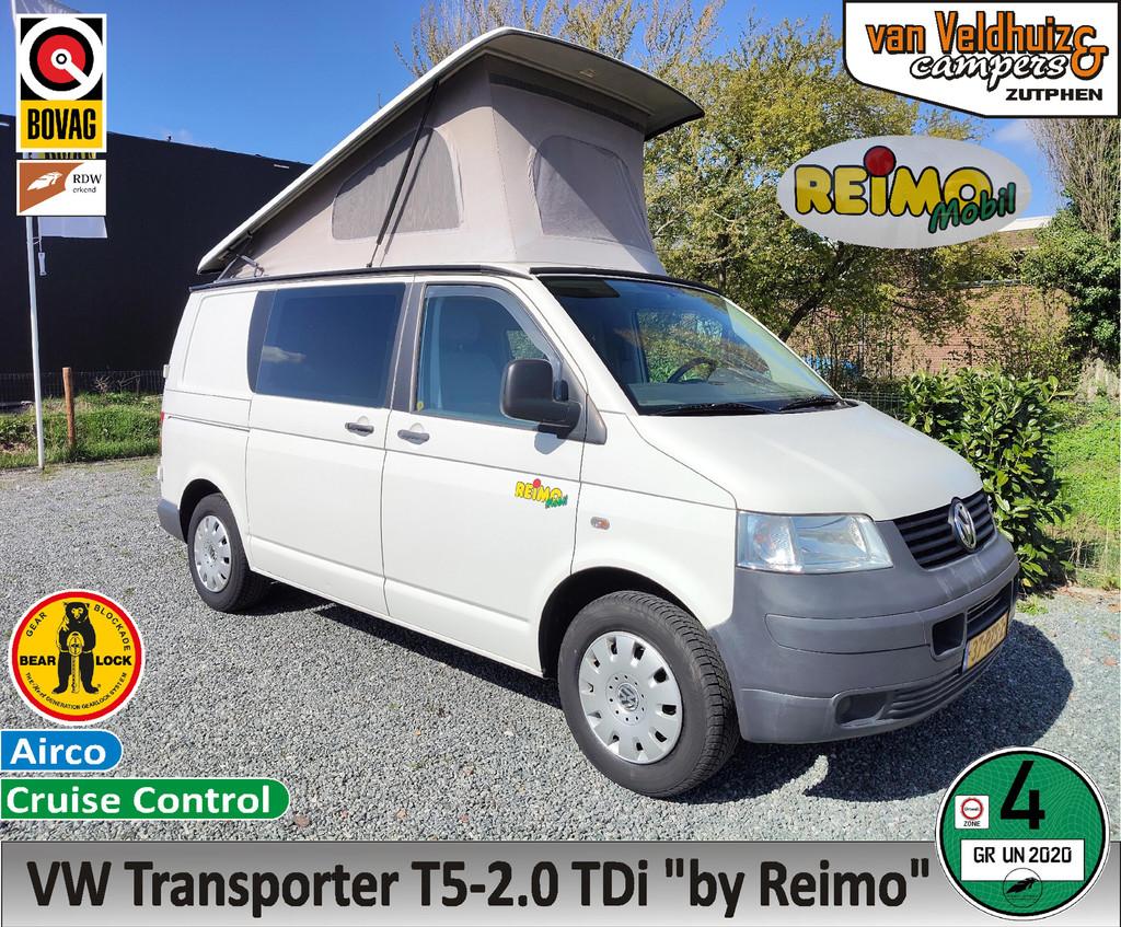 VW Transporter T5 - 2.0 TDi "by Reimo" hefdak buscamper, Buscamper of Camperbus, -
-  -, Volkswagen, Info@buscampers-zutphen.nl