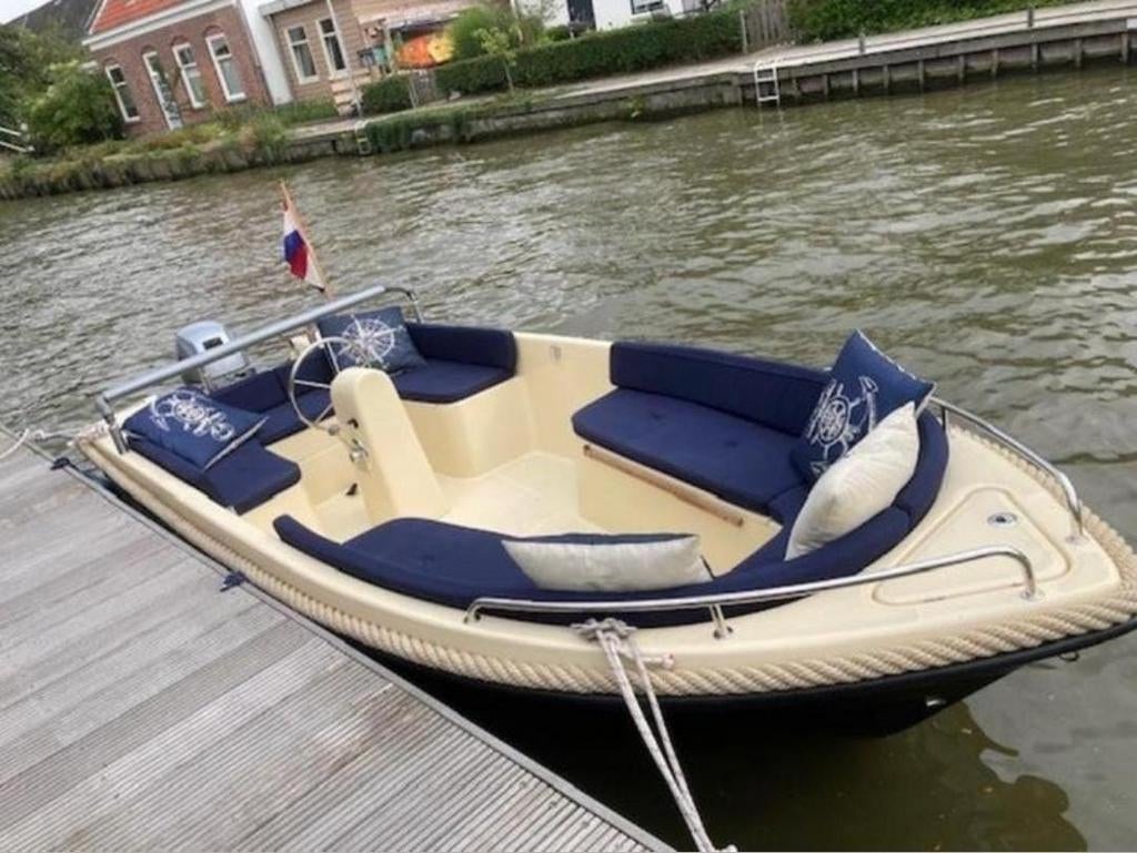 Luxe Admiral Boot / Sloep Incl Honda 10PK & Trailer Compleet, Ophalen, Gebruikt, Tot 10 pk, 3 tot 6 meter