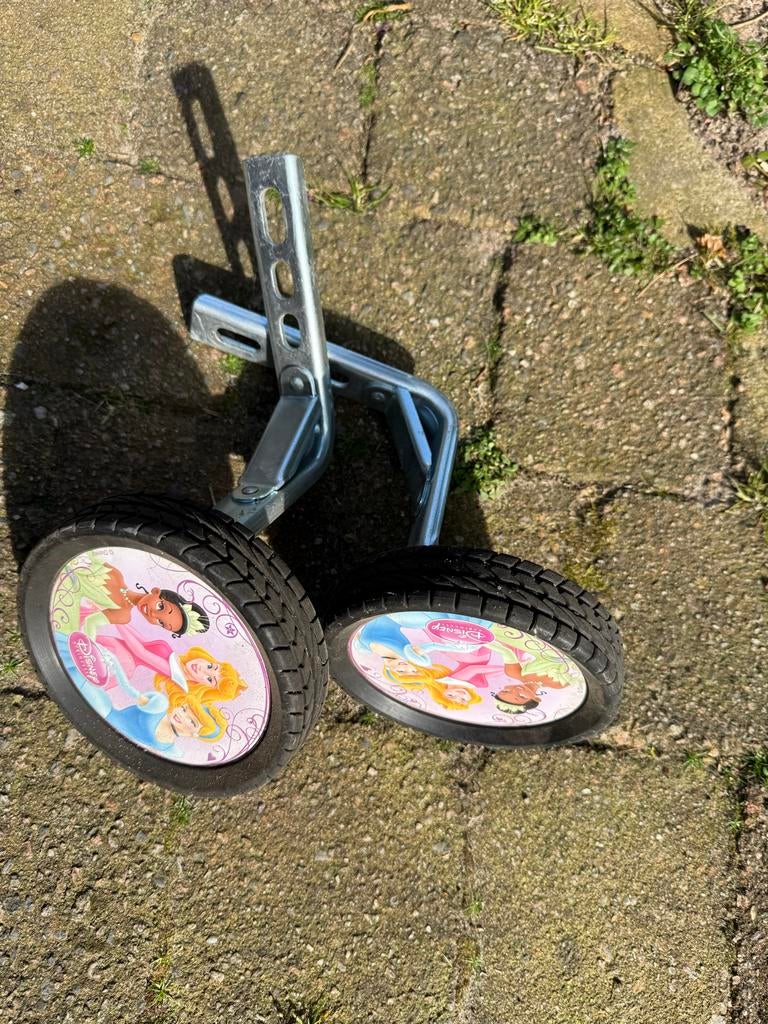 Zijwieltjes Disney Prinses voor kinderfiets, Fietsen en Brommers, Fietsaccessoires | Overige Fietsaccessoires, Ophalen, Zo goed als nieuw