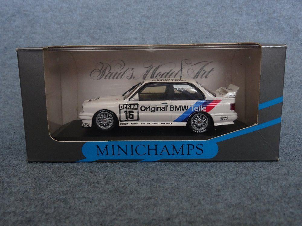 BMW E30 M3 DTM 1991 #16 Linder Heger Minichamps 1:43 OVP, Ophalen of Verzenden, Gebruikt, Auto, MiniChamps