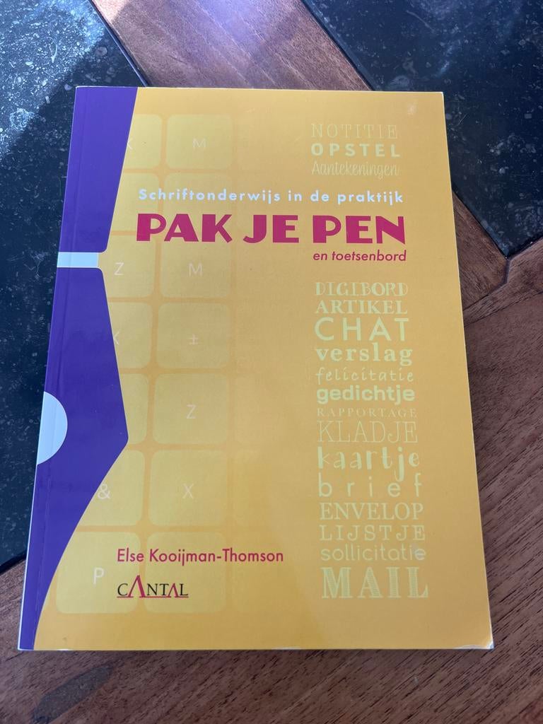 Pak je pen en toetsenbord - Schriftonderwijs, Boeken, Ophalen of Verzenden, Zo goed als nieuw, Niet van toepassing