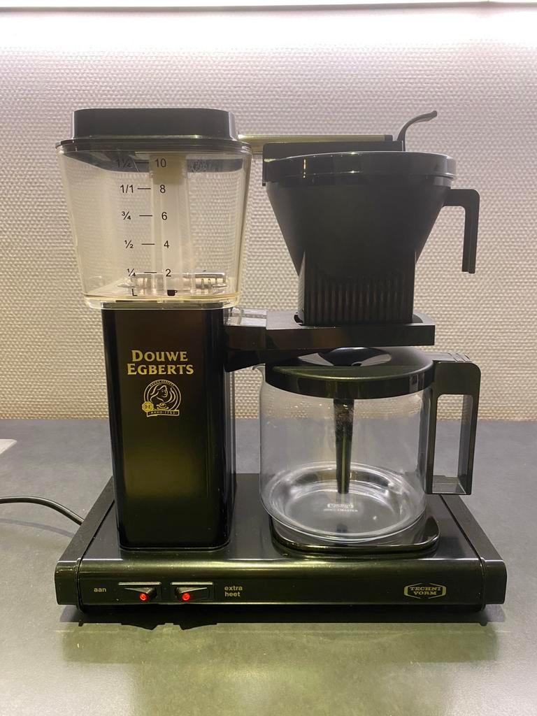 Douwe Egberts koffiezetapparaat - Zwart, Koffiemachine, Gemalen koffie, Ophalen of Verzenden, Zo goed als nieuw