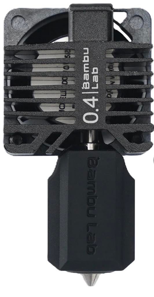 Bambu Lab complete X1C hotend 0,4mm hardened steel NEW, Computers en Software, 3D Printers, Ophalen of Verzenden, Nieuw