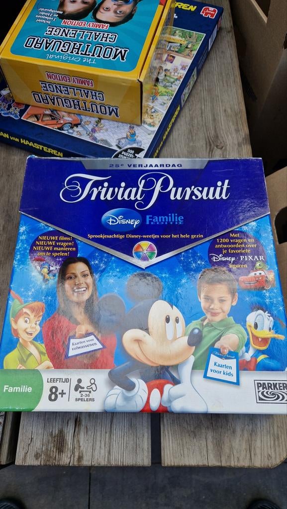 Trivial Pursuit Disney Familie editie, Ophalen