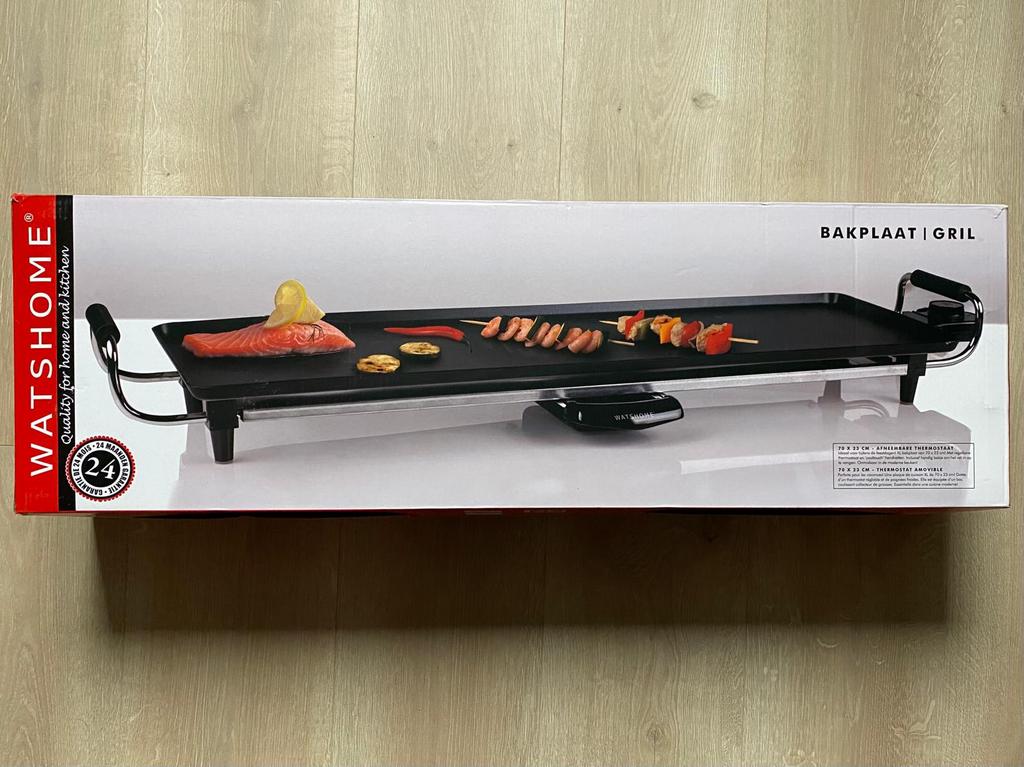 Watshome grillplaat, helemaal nieuw, Ophalen, Zo goed als nieuw